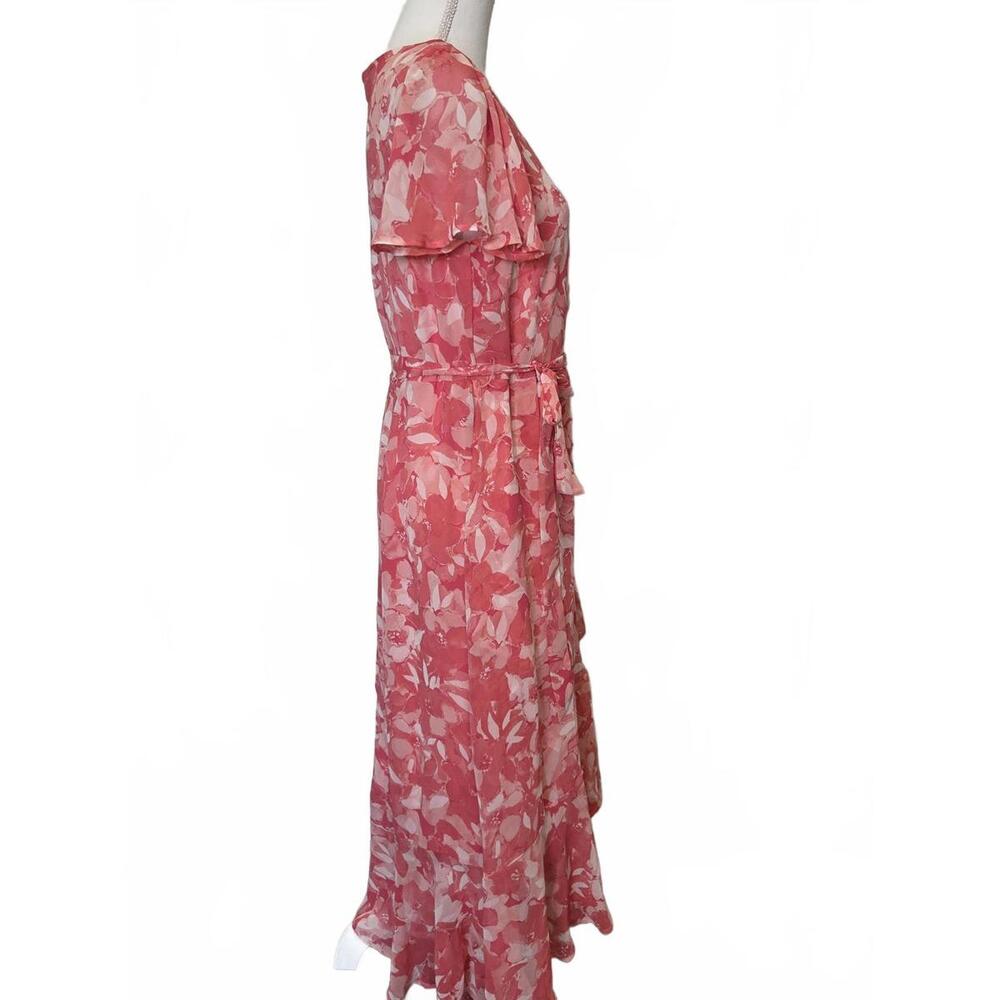 Leslie Fay Flutter Asyemetric Maxi Dress - Size 12 -‎ NWT - Picture 4 of 5